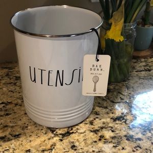 Rae Dunn Utensils Tin Crock